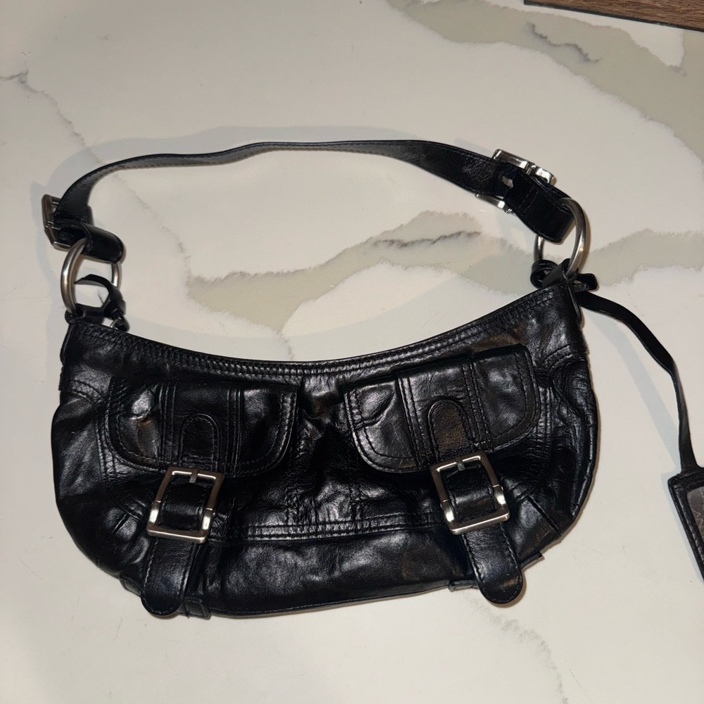 DKNY leather handbag.Vintage
